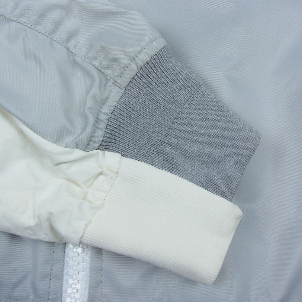 Sacai サカイ × NIKE ナイキ 20AW CZ4697-097 NRG LAYERED JKT レイヤード ボンバー ジャケット グレー系 ホワイト系 M【中古】
