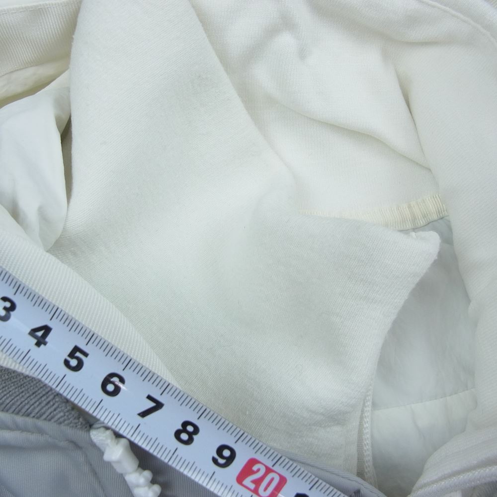 Sacai サカイ × NIKE ナイキ 20AW CZ4697-097 NRG LAYERED JKT レイヤード ボンバー ジャケット グレー系 ホワイト系 M【中古】