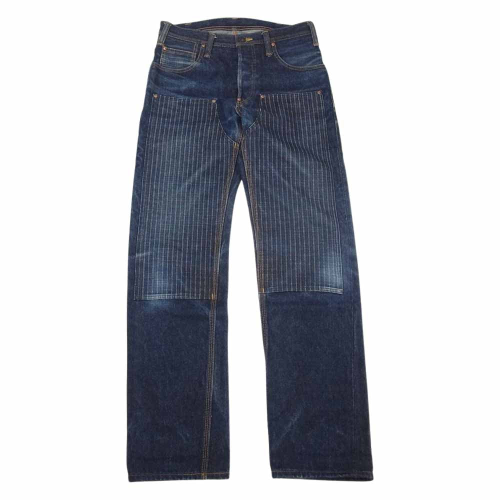 SAMURAI JEANS サムライジーンズ SM111WP14 ダブルニー デニム パンツ ペインター パンツ インディゴブルー系 32【中古】