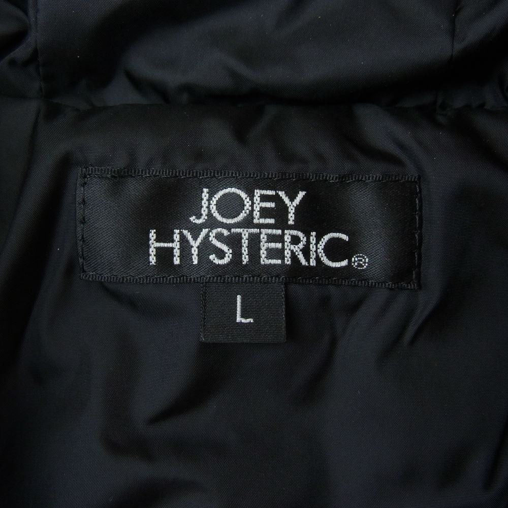 JOEY HYSTERIC ジョーイヒステリック 4831042 HYS ロゴ 中綿 ジャケット ブラック系 L 140【中古】