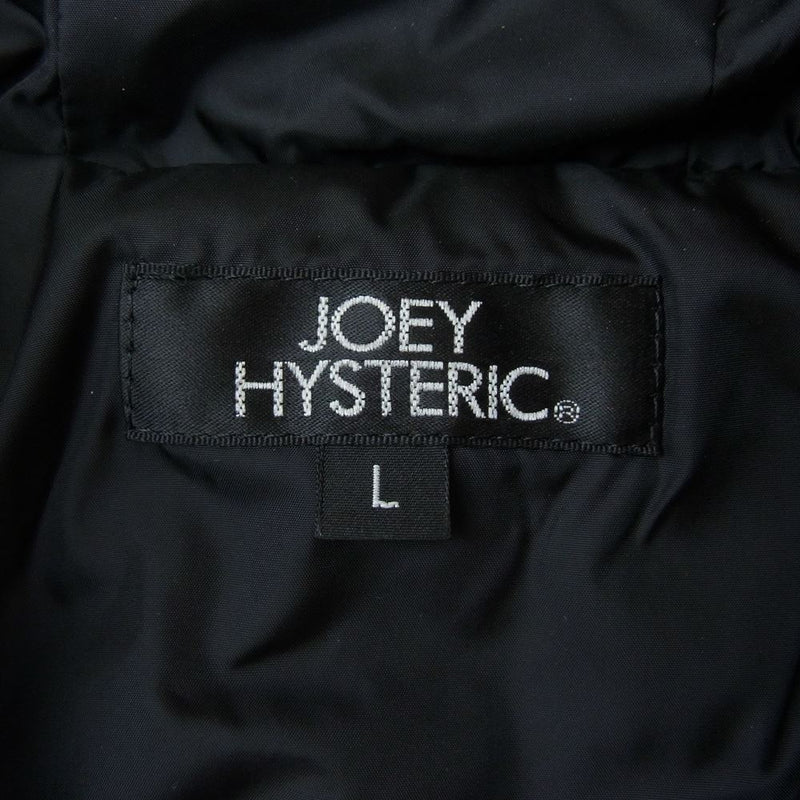 JOEY HYSTERIC ジョーイヒステリック 4831042 HYS ロゴ 中綿 ジャケット ブラック系 L 140