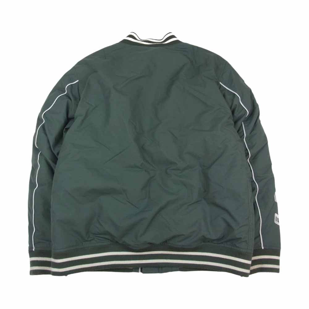 A BATHING APE アベイシングエイプ BAPE KIDS キッズ ダウン ブルゾン ジャケット カーキ系 160【中古】