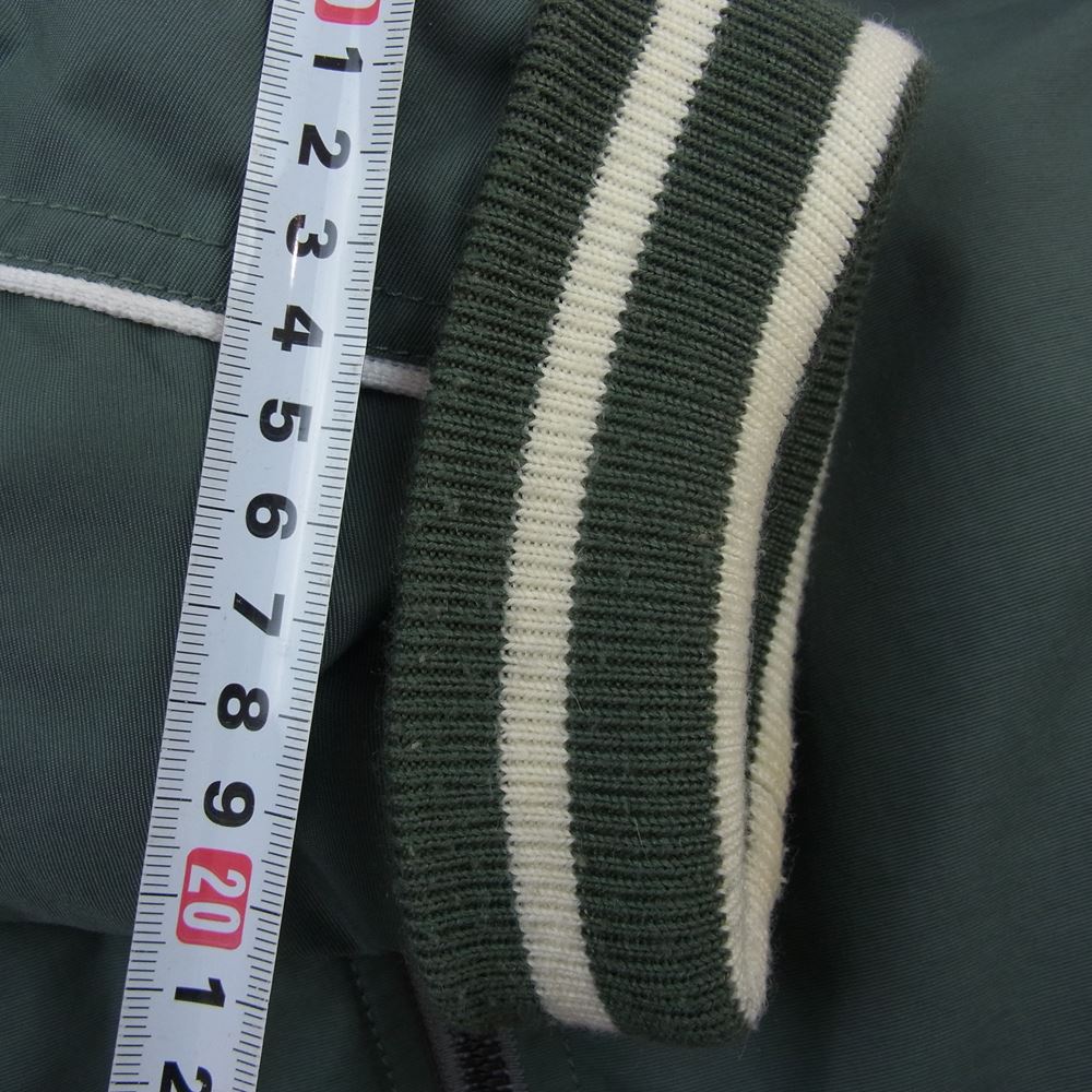 A BATHING APE アベイシングエイプ BAPE KIDS キッズ ダウン ブルゾン ジャケット カーキ系 160【中古】