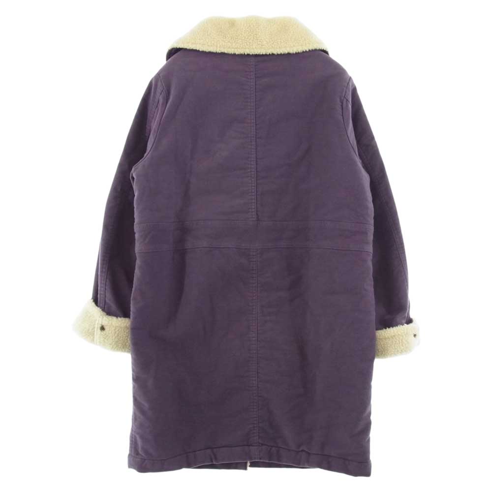 HYSTERIC GLAMOUR ヒステリックグラマー 01193AC06 ボア コーデュロイ ステンカラー コート  パープル系【中古】