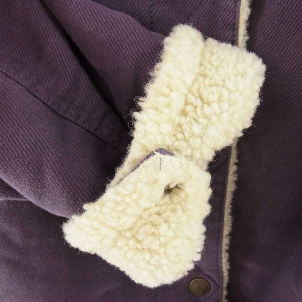 HYSTERIC GLAMOUR ヒステリックグラマー 01193AC06 ボア コーデュロイ ステンカラー コート  パープル系【中古】