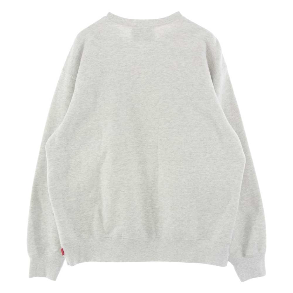 Supreme シュプリーム 21SS × HYSTERIC GLAMOUR ヒステリックグラマー Crewneck クルーネック スウェット グレー系 S【中古】