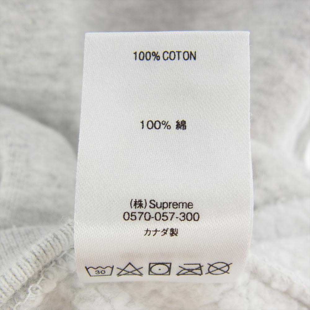Supreme シュプリーム 21SS × HYSTERIC GLAMOUR ヒステリックグラマー Crewneck クルーネック スウェット グレー系 S【中古】
