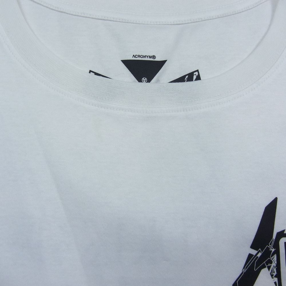 アクロニウム 22SS S25-PR-B 国内正規品 MERCERIZED SLEEVELESS T-SHIRTS マーセライズド ノースリーブ Tシャツ ホワイト ホワイト系 L【極上美品】【中古】