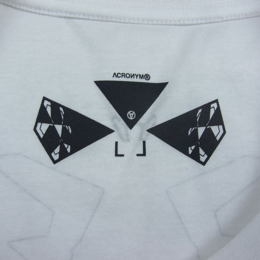アクロニウム 22SS S25-PR-B 国内正規品 MERCERIZED SLEEVELESS T-SHIRTS マーセライズド ノースリーブ Tシャツ ホワイト ホワイト系 L【極上美品】【中古】