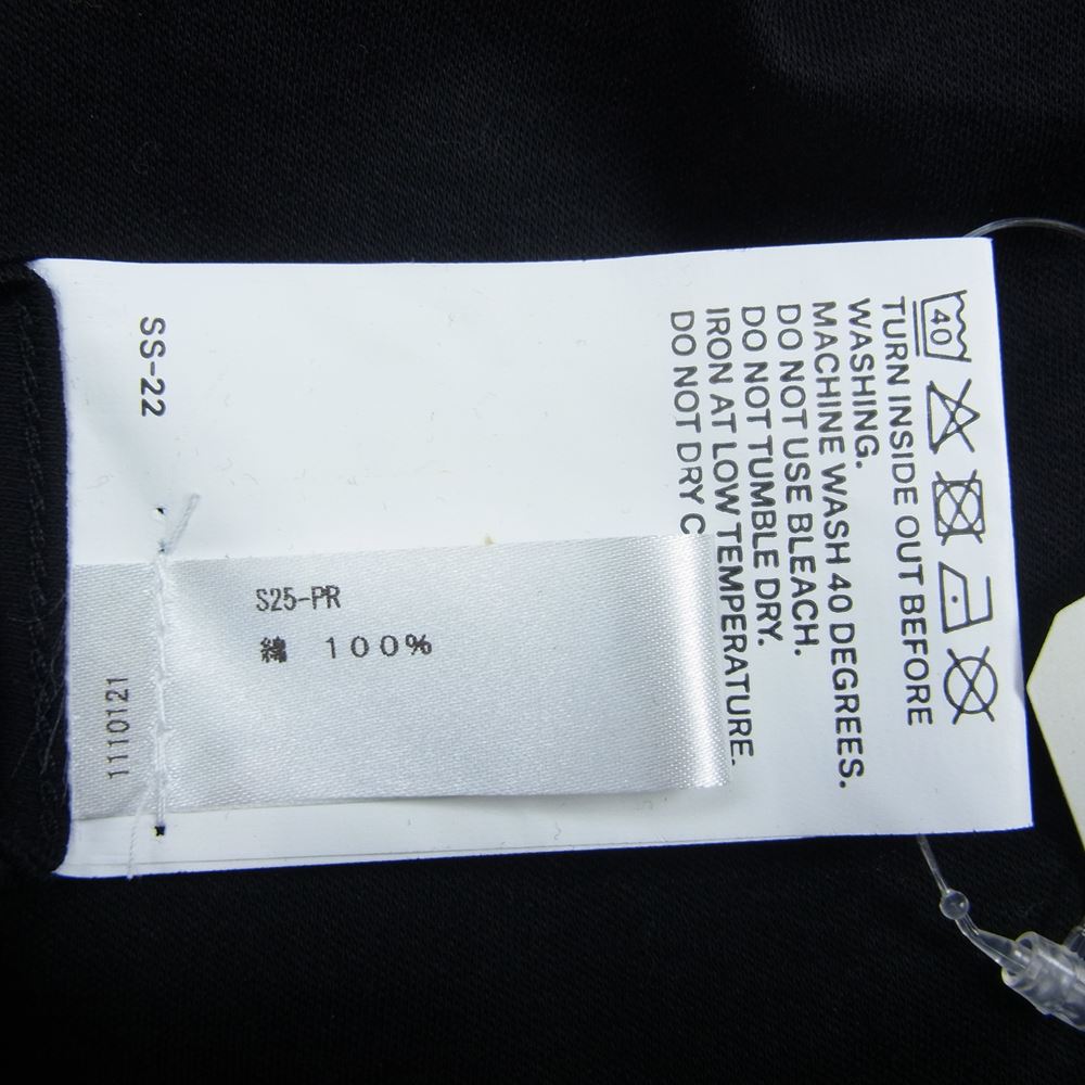アクロニウム 22SS S25-PR-B  国内正規品 MERCERIZED SLEEVELESS T-SHIRTS マーセライズド ノースリーブ Tシャツ ブラック ブラック系 L【極上美品】【中古】