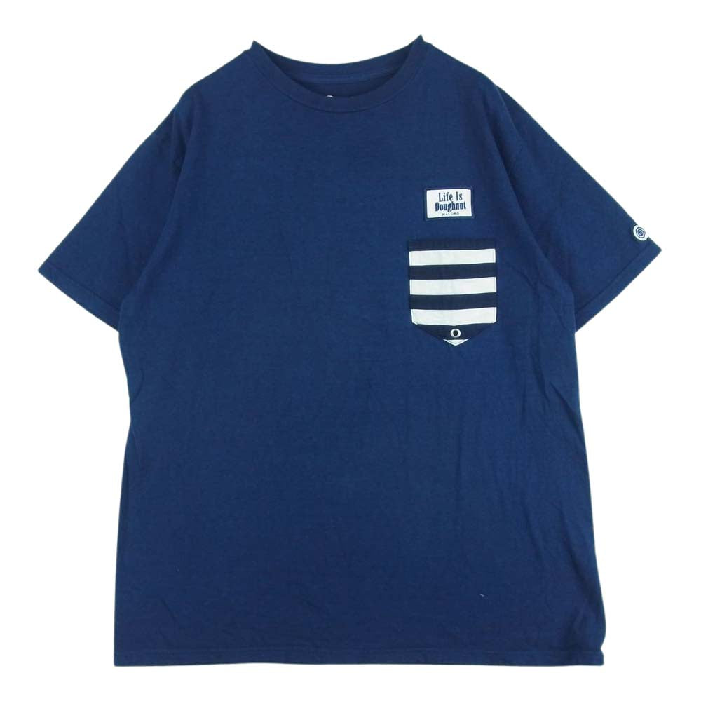 ナルト トランクス コットン ポケット 半袖 Tシャツ カットソー ネイビー系 L【中古】