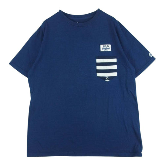 ナルト トランクス コットン ポケット 半袖 Tシャツ カットソー ネイビー系 L【中古】
