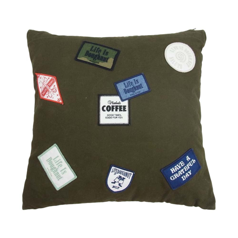 ナルト トランクス ワッペン クッション カーキ カーキ系【中古】