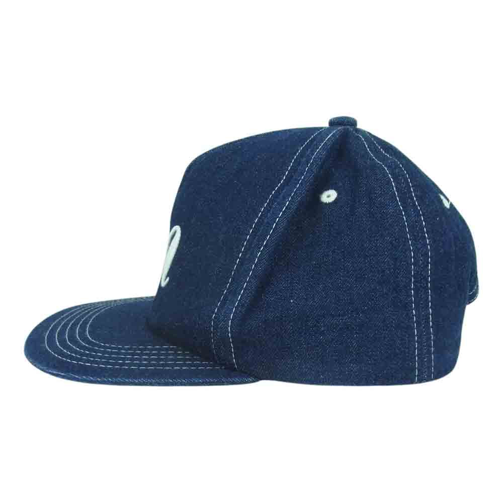 ナルト トランクス デニム ロゴ キャップ 帽子 日本製 インディゴブルー系【中古】