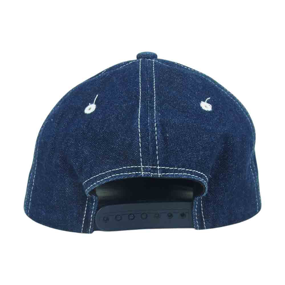 ナルト トランクス デニム ロゴ キャップ 帽子 日本製 インディゴブルー系【中古】