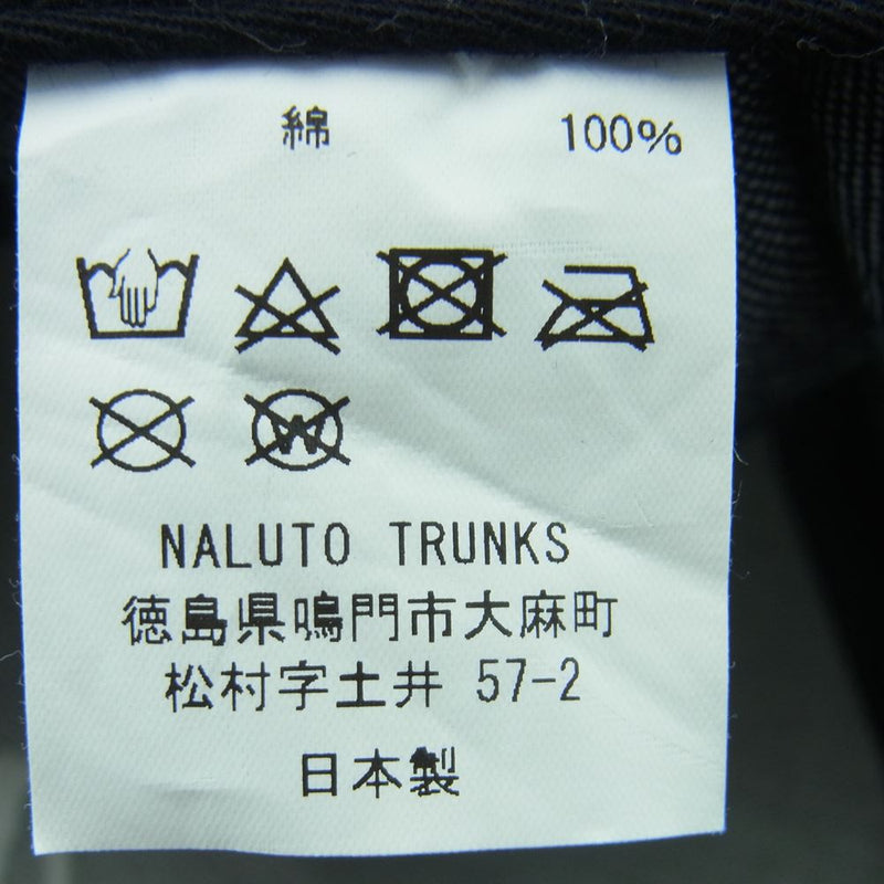 ナルト トランクス デニム ロゴ キャップ 帽子 日本製 インディゴブルー系【中古】