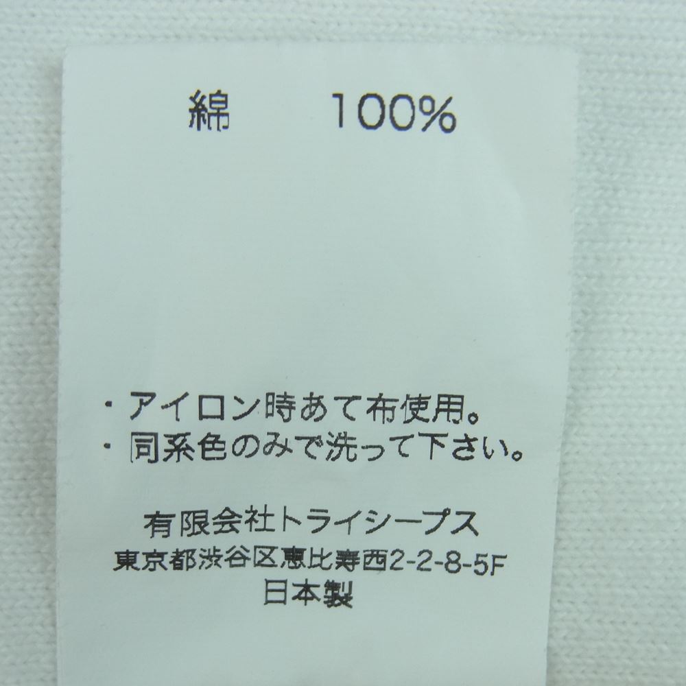 STANDARD CALIFORNIA スタンダードカリフォルニア フットボール 長袖 Tシャツ カットソー コットン 日本製 ホワイト系 L【中古】