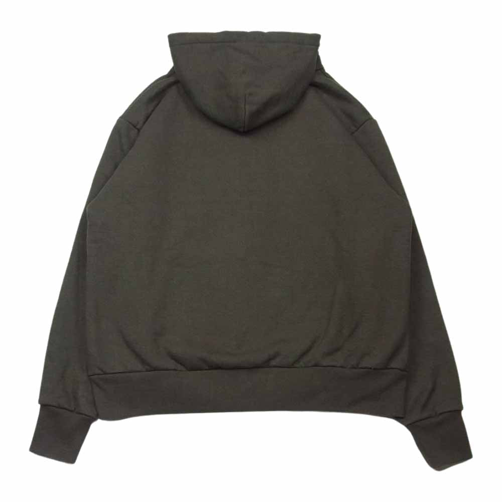 キャンバー 裏地サーマル プルオーバー パーカー コットン USA製 ダークブラウン系 L【中古】