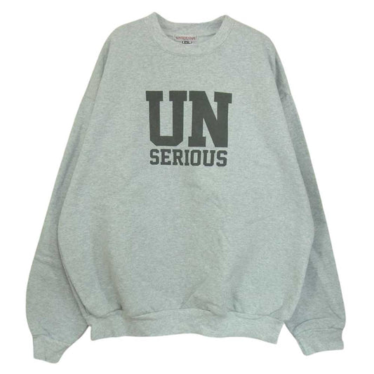 STANDARD CALIFORNIA スタンダードカリフォルニア USA製 UNSERIOUS Army Sweat スウェット グレー系 XL【中古】