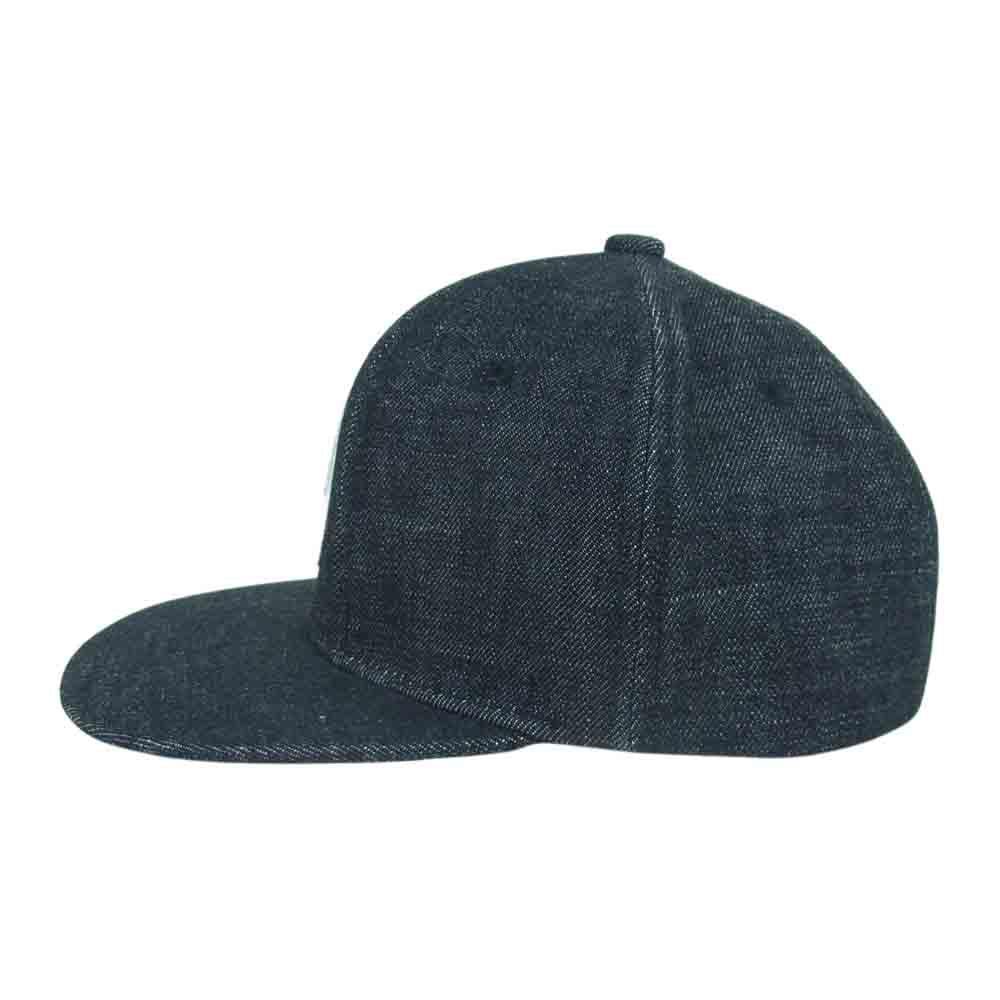 TENDERLOIN テンダーロイン 19AW DENIM CAP ロゴ ワッペン ブラック デニム キャップ 帽子 日本製 ブラック系 FREE【中古】