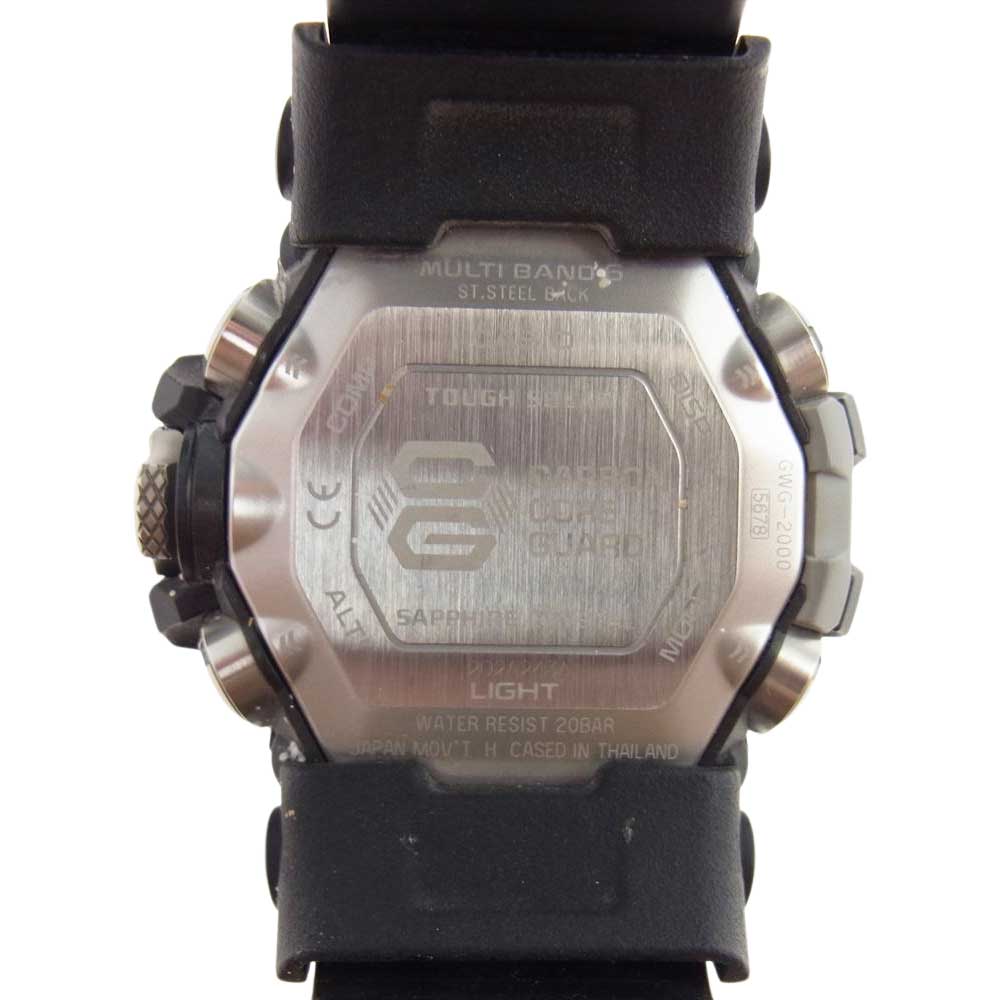 G-SHOCK ジーショック GWG-2000-1A1JF MASTER OF G - LAND MUDMASTER マッドマスター タフソーラー ウォッチ 時計 グレー系【中古】