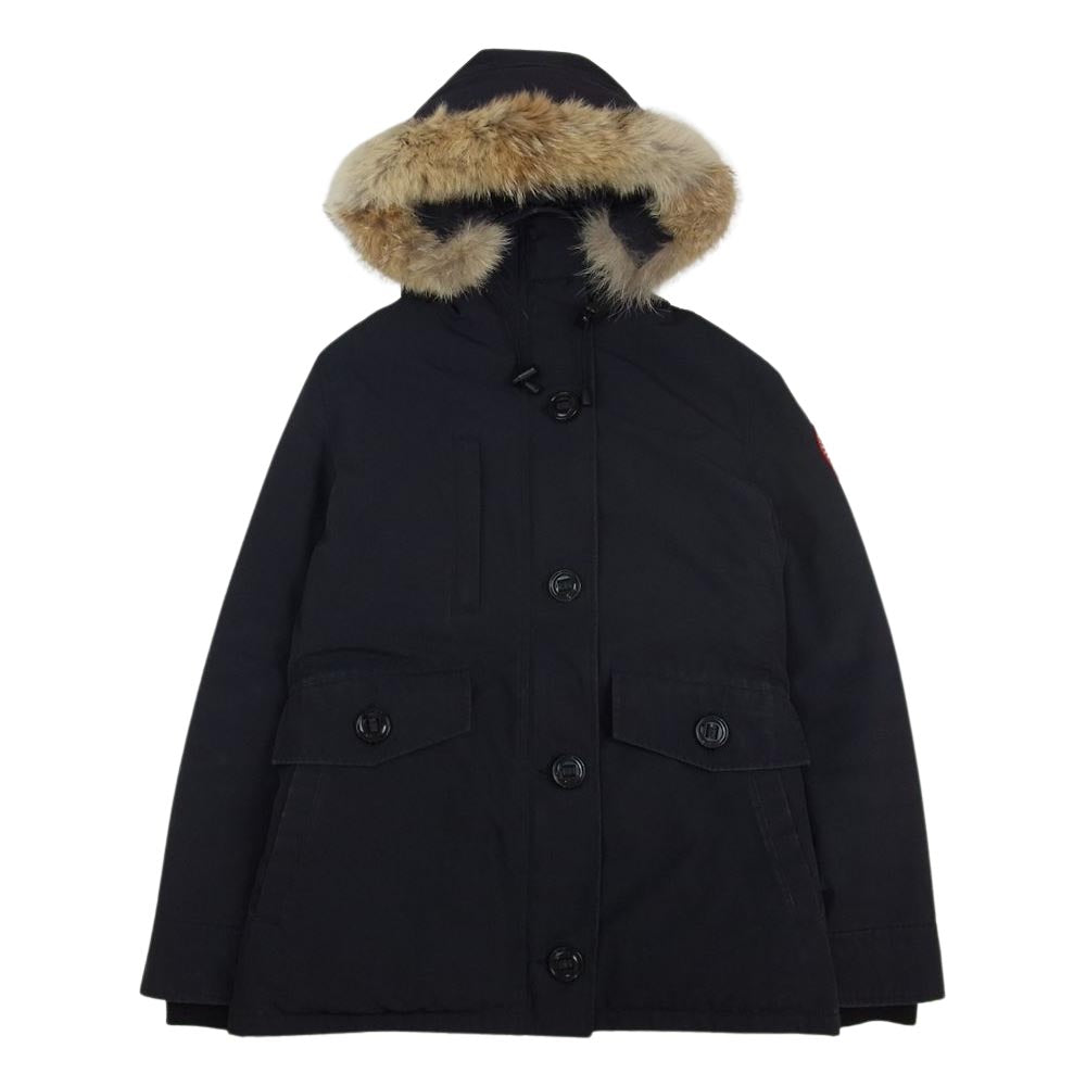 CANADA GOOSE カナダグース 2300JL 国内正規 グリフィンタグ Charlotte Parka シャーロット シャーロット パーカ ダウン ジャケット ネイビー系 S【中古】