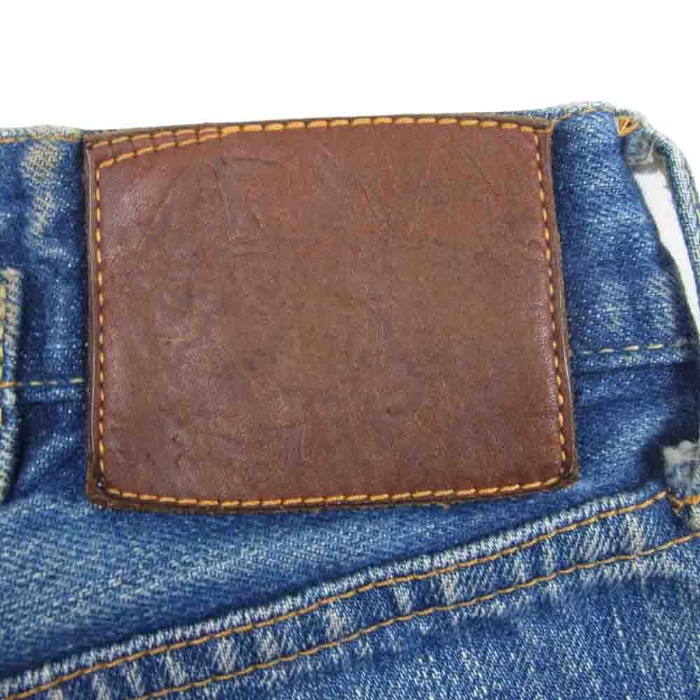 TENDERLOIN テンダーロイン T-RIDERS E DAMAGE 加工 デニム パンツ ダメージ インディゴ  インディゴブルー系 32【中古】