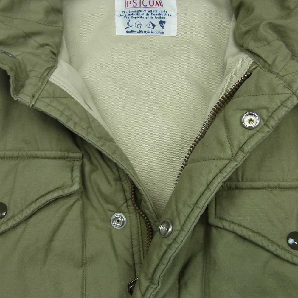 Psicom サイコム Donny jacket ミリタリー ジャケット 日本製 カーキ系 ベージュ系 M【中古】