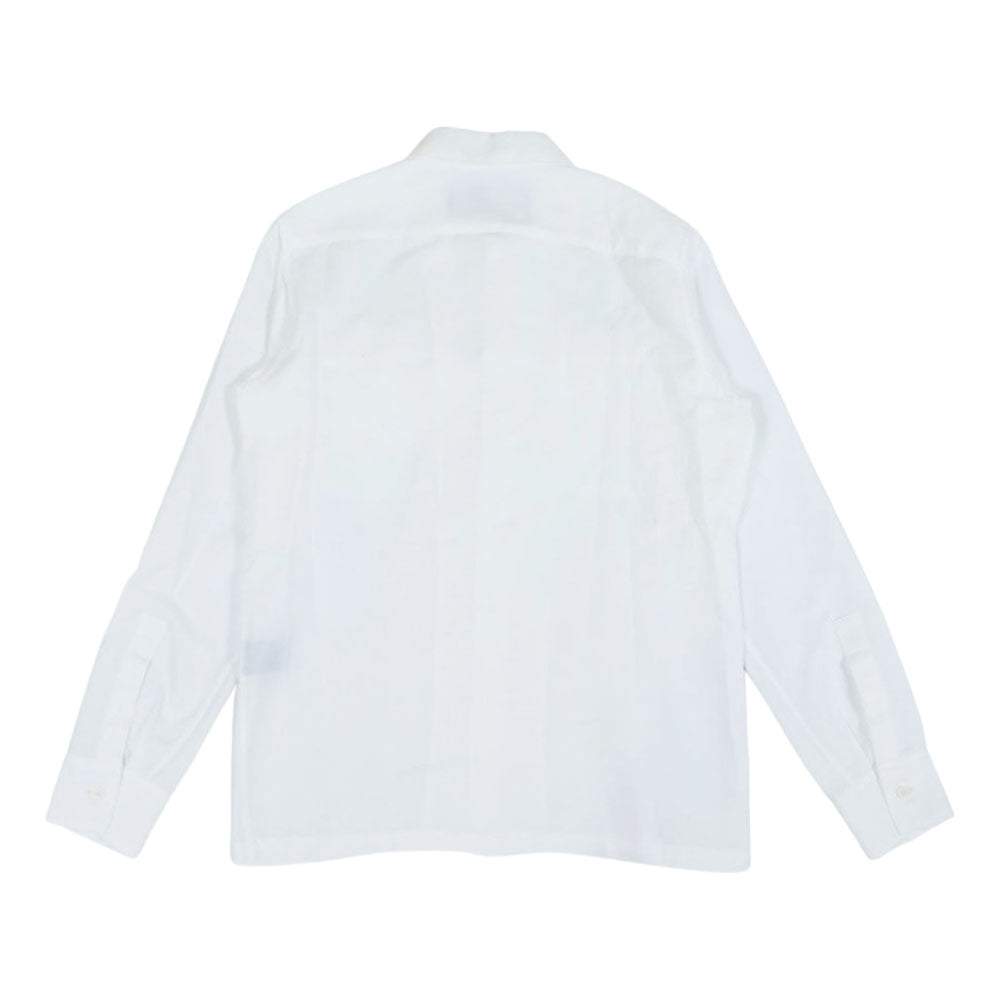 AKM エイケイエム プレーンシャツ 長袖シャツ   ホワイト系 M【中古】