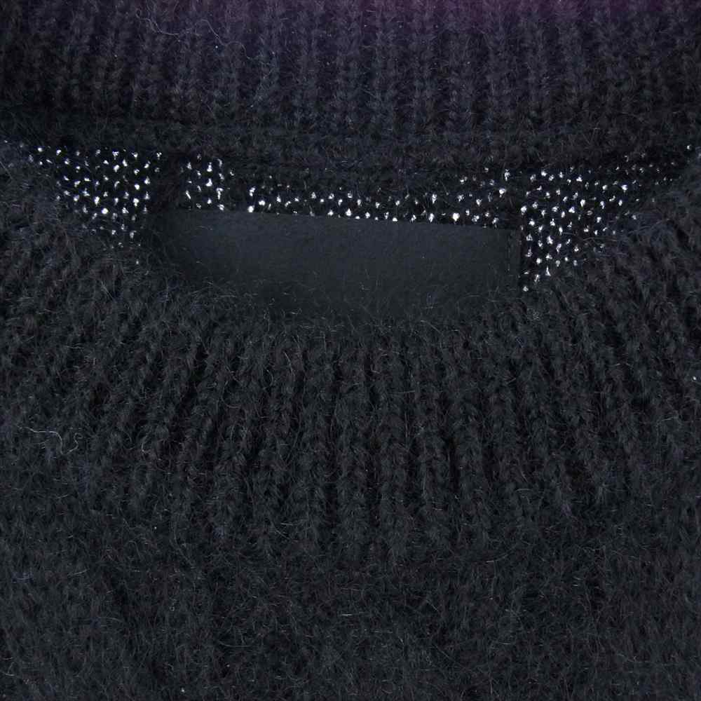 junhashimoto ジュンハシモト 1092020005 MOHAIR CABLE モヘア ケーブル ニット クルーネック ニットセーター ブラック系 3【中古】
