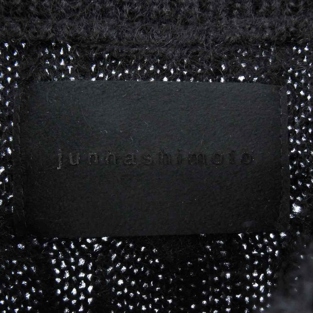 junhashimoto ジュンハシモト 1092020005 MOHAIR CABLE モヘア ケーブル ニット クルーネック ニットセーター ブラック系 3【中古】