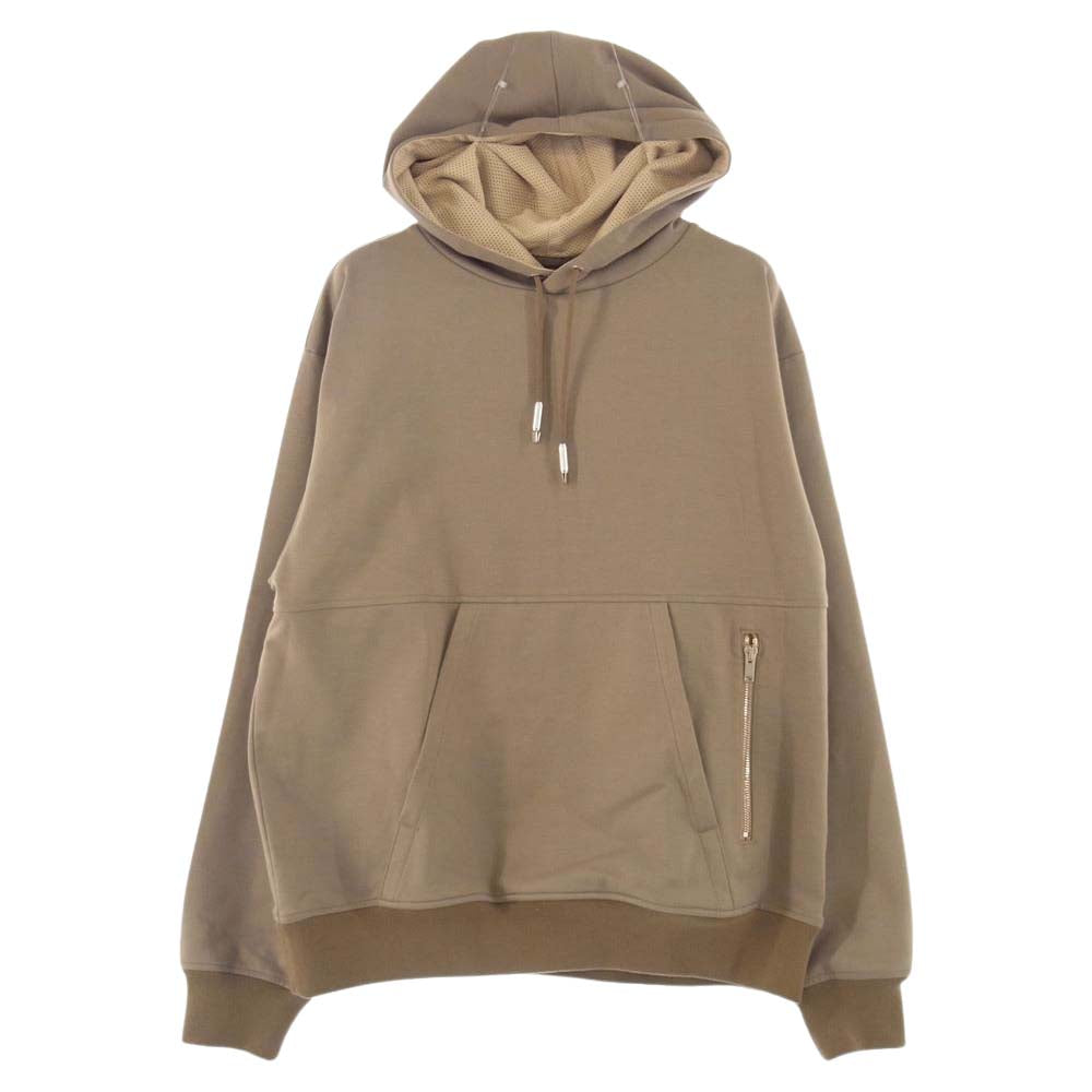junhashimoto ジュンハシモト 21SS 1102110016-1 junhashimoto CU16 PULLOVER PARKA スウェットフーディ パーカー  ベージュ系 3【中古】