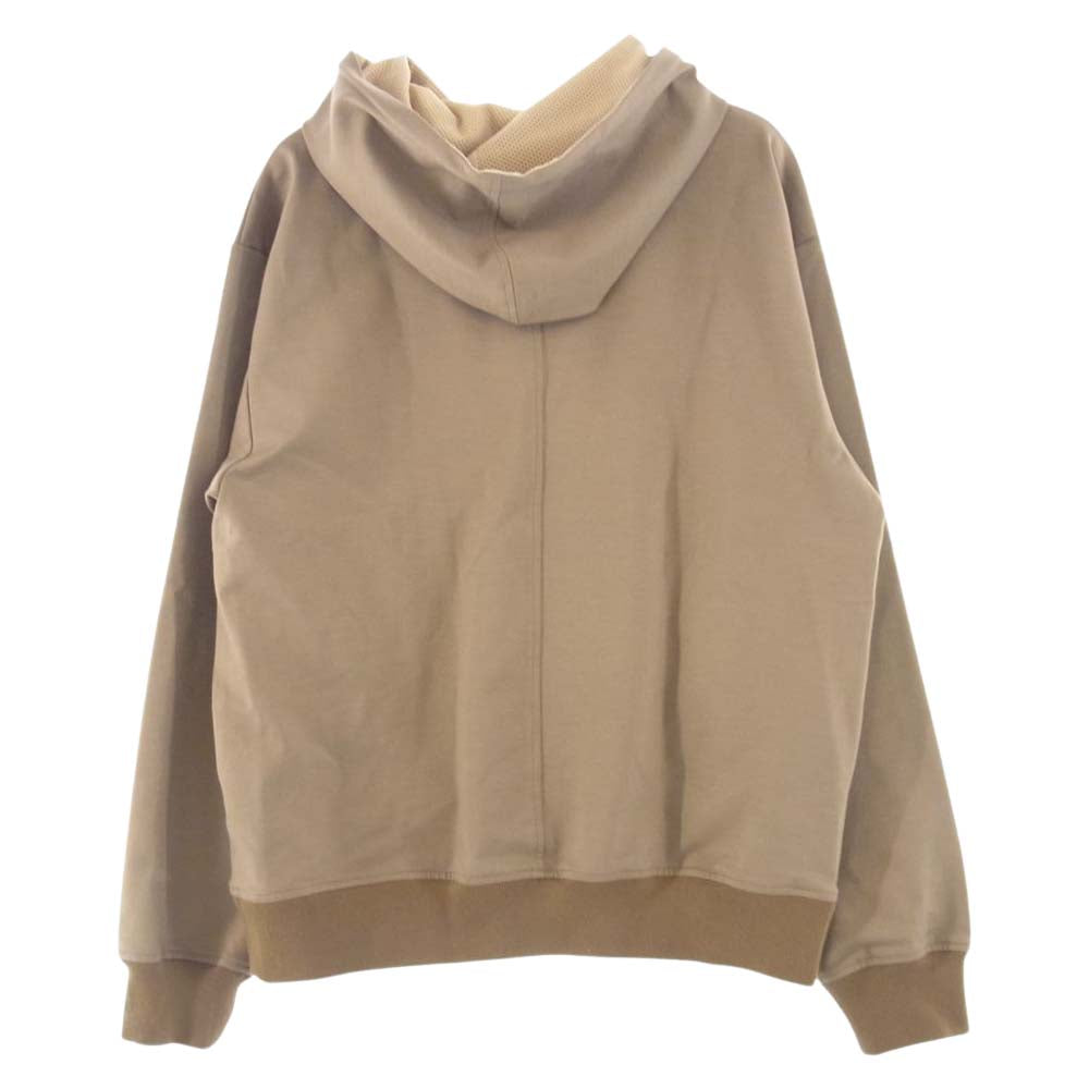junhashimoto ジュンハシモト 21SS 1102110016-1 junhashimoto CU16 PULLOVER PARKA スウェットフーディ パーカー  ベージュ系 3【中古】