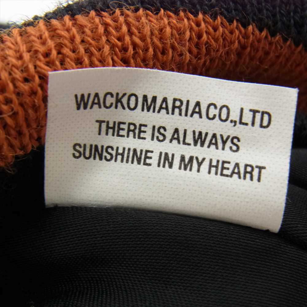 WACKO MARIA ワコマリア 20AW LEATHER VARSITY JACKET レザー バーシティ ジャケット スタジャン ダークブラウン系【中古】