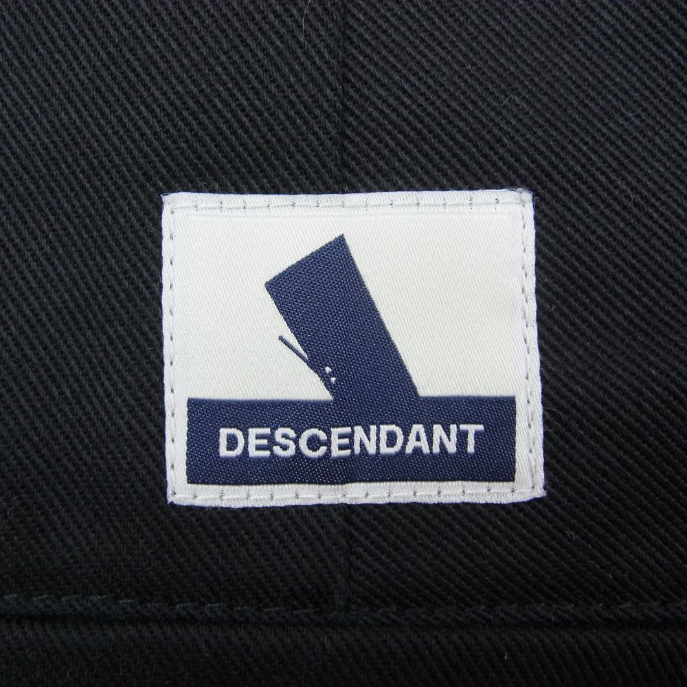 DESCENDANT ディセンダント 21SS 211BRDS-PTM04 DC-6 CHINO TROUSERS チノ トラウザーズ パンツ ブラック系 3【美品】【中古】