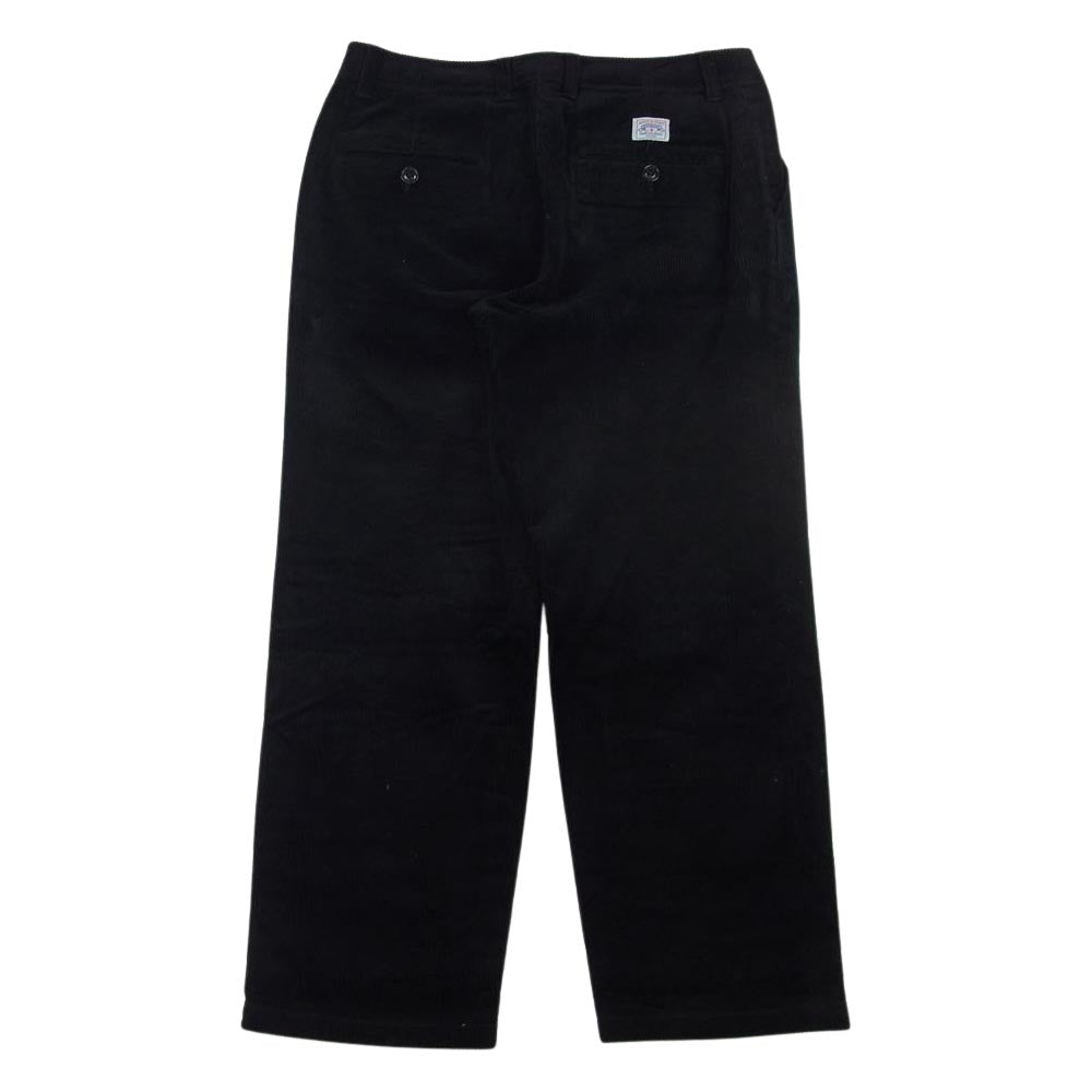 DESCENDANT ディセンダント 20AW 202BRDS-PTM01 CORDUROY TROUSERS コーデュロイ トラウザーズ パンツ ブラック系 3【中古】