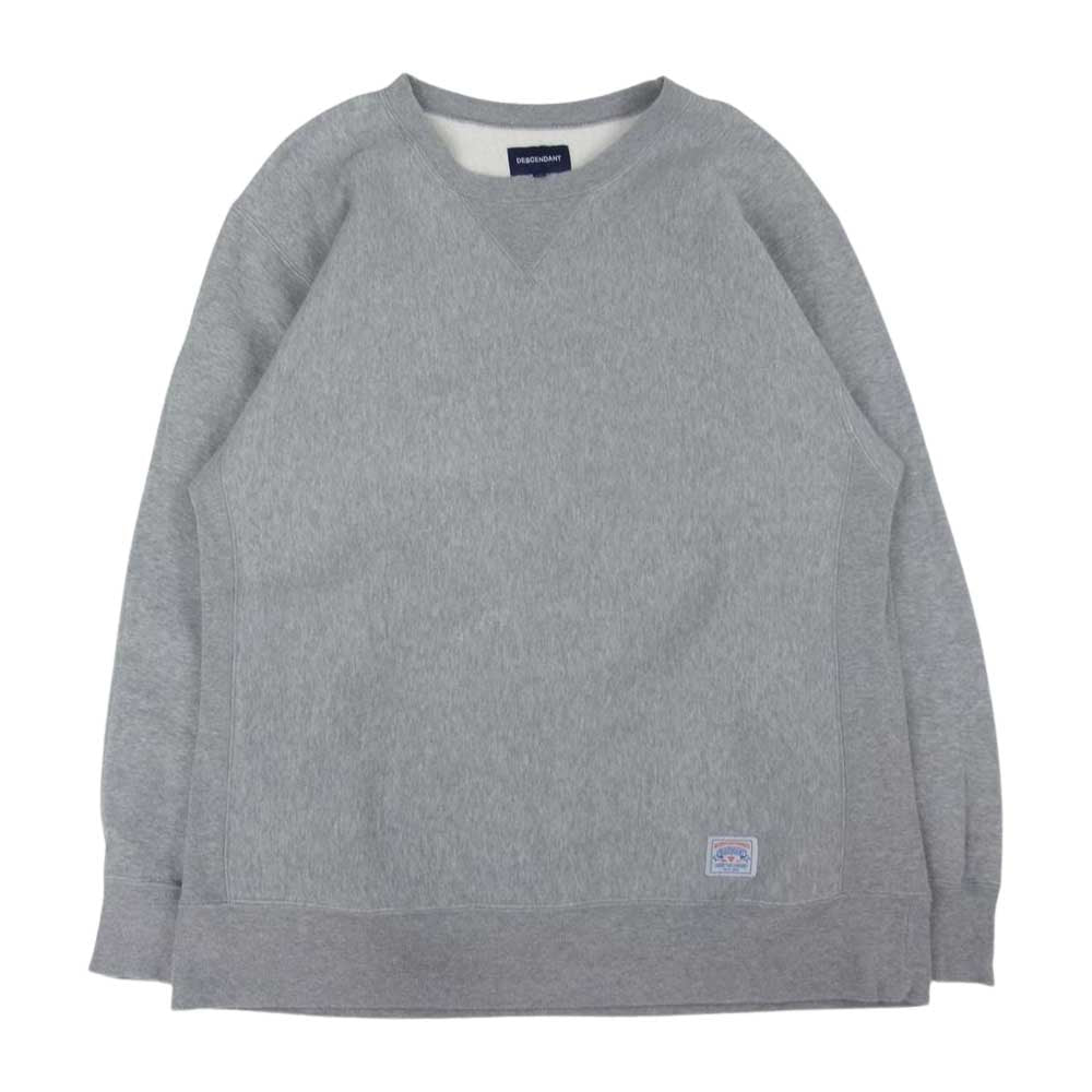 DESCENDANT ディセンダント 20AW 202ATDS-CSM29 PX CREW NECK SWEATSHIRT 裏起毛 クルーネック スウェット グレー系 3【中古】