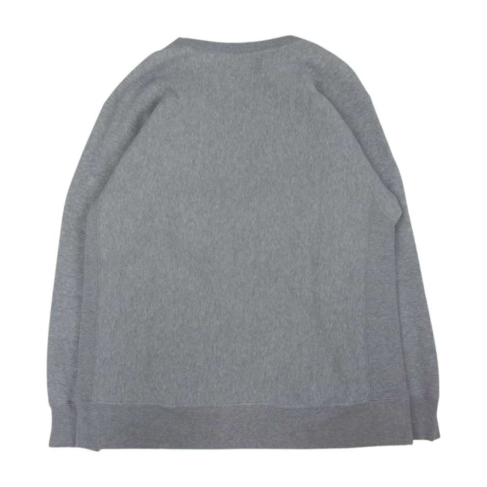 DESCENDANT ディセンダント 20AW 202ATDS-CSM29 PX CREW NECK SWEATSHIRT 裏起毛 クルーネック スウェット グレー系 3【中古】