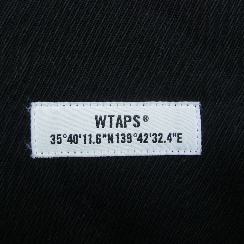 WTAPS ダブルタップス 20AW 202BRDT-PTM03 CHEF TROUSERS COTTON.TWILL シェフトラウザーズ コット ツイル パンツ ブラック系 3【中古】