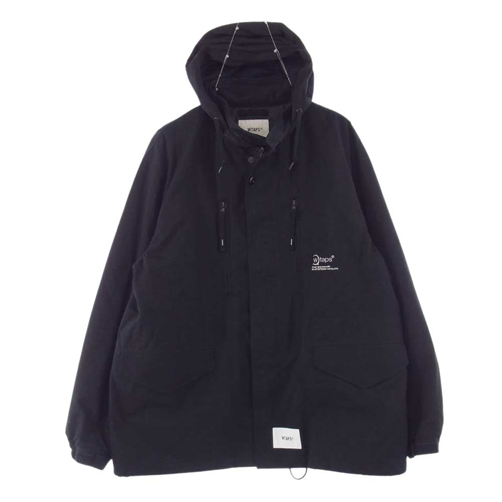 WTAPS ダブルタップス 21AW 212WVDT-JKM05 JACKET NYCO WEATHER ウェザー ジャケット ブラック系 X 03【中古】