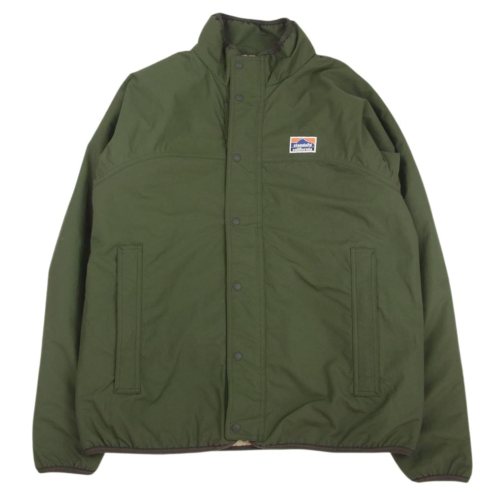 STANDARD CALIFORNIA スタンダードカリフォルニア SD Reversible Fleece Jacket リバーシブル フリース ジャケット ベージュ系 カーキ系 M【新古品】【未使用】【中古】