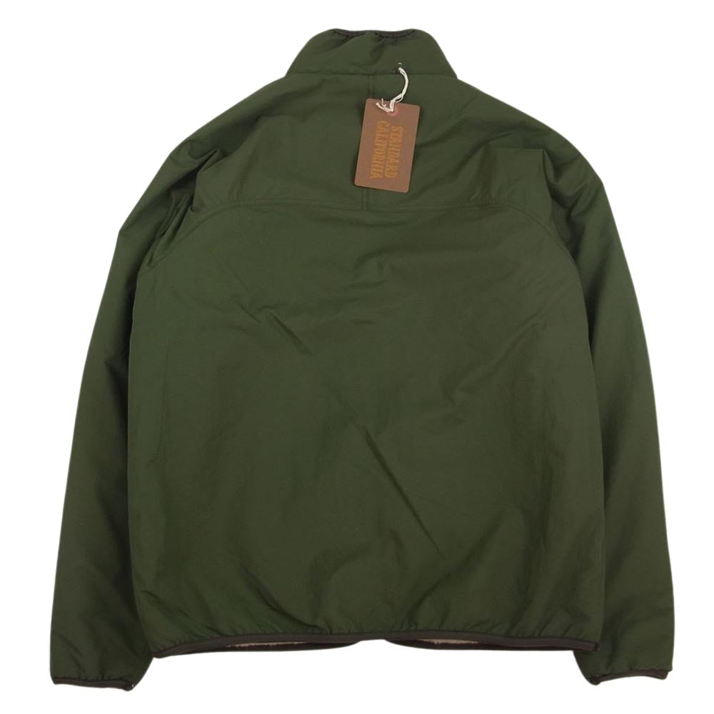 STANDARD CALIFORNIA スタンダードカリフォルニア SD Reversible Fleece Jacket リバーシブル フリース ジャケット ベージュ系 カーキ系 M【新古品】【未使用】【中古】