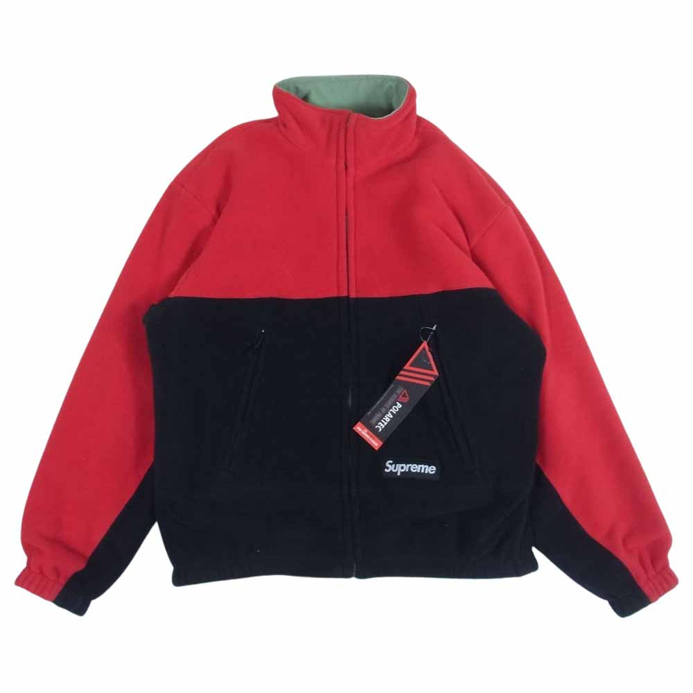 Supreme シュプリーム 22SS GORE-TEX Reversible Polartec Lined Jacket ゴアテックス リバーシブル ポーラテック ラインド ジャケット カーキ系 赤黒系 S【中古】