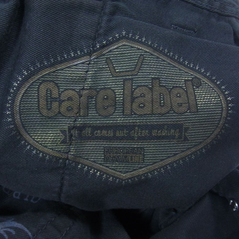 ケアレーベル 国内正規品 イタリア製 JAZZ 311 ボタンフライ デニムパンツ ジーンズ ブラック系 表記無し(W35程度)【中古】