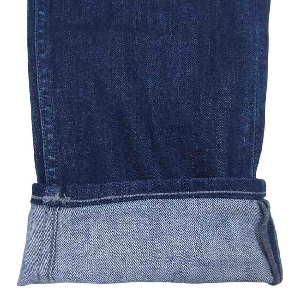 ケアレーベル イタリア製 SKA 244 SLACK 352 11oz ボタンフライ デニムパンツ ジーンズ インディゴブルー系 35【中古】