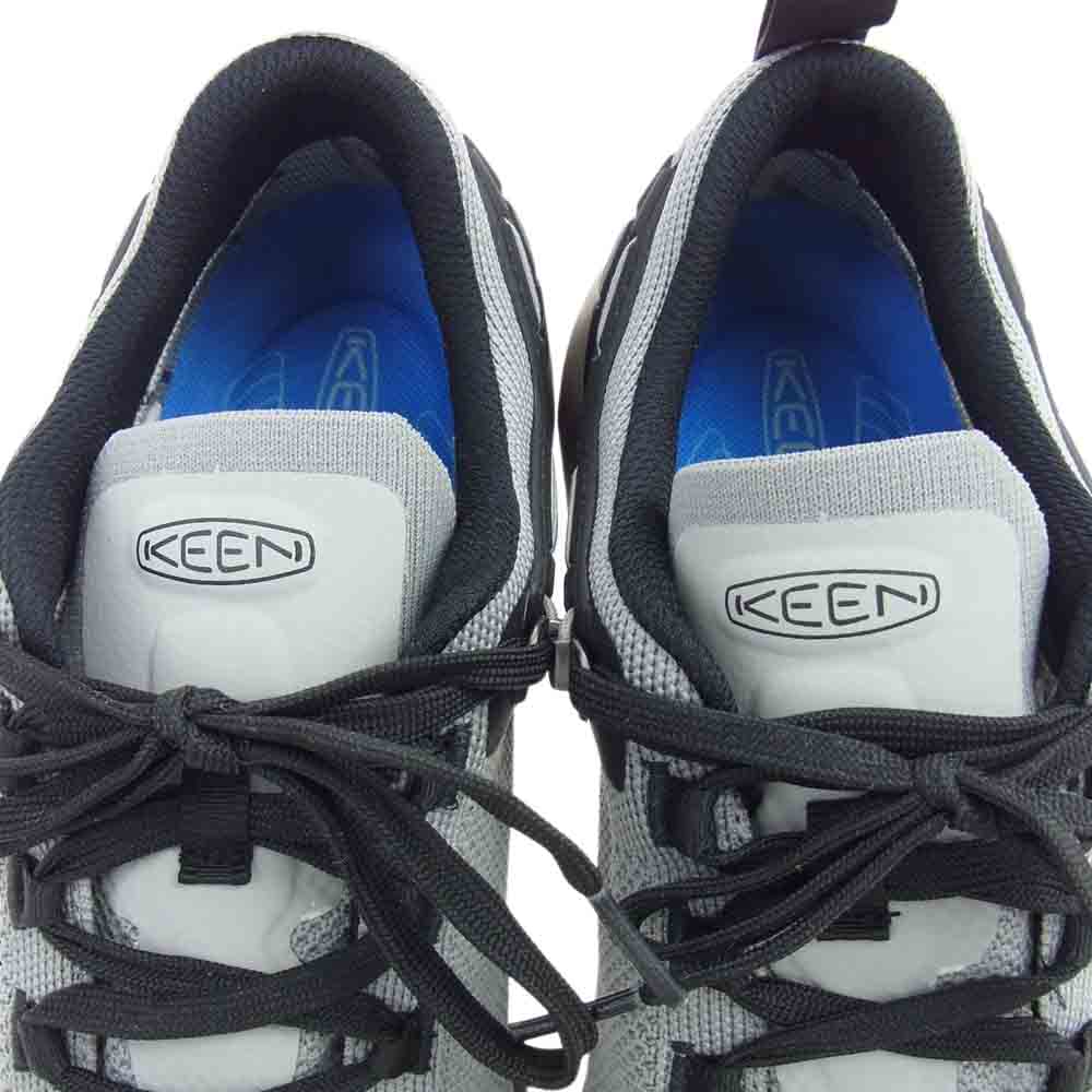KEEN キーン 1022282 DRIZZLE BRINDLE CITIZEN EVO WP シティズン エヴォ ウォータープルーフ ドリズル ブリンドル 防水 ローカット スニーカー ブラック系 グレー系 28【新古品】【未使用】【中古】