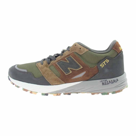NEW BALANCE ニューバランス MTL575SO イングランド製 ローカット スニーカー ブラウン系 モスグリーン系 US9.5【新古品】【未使用】【中古】