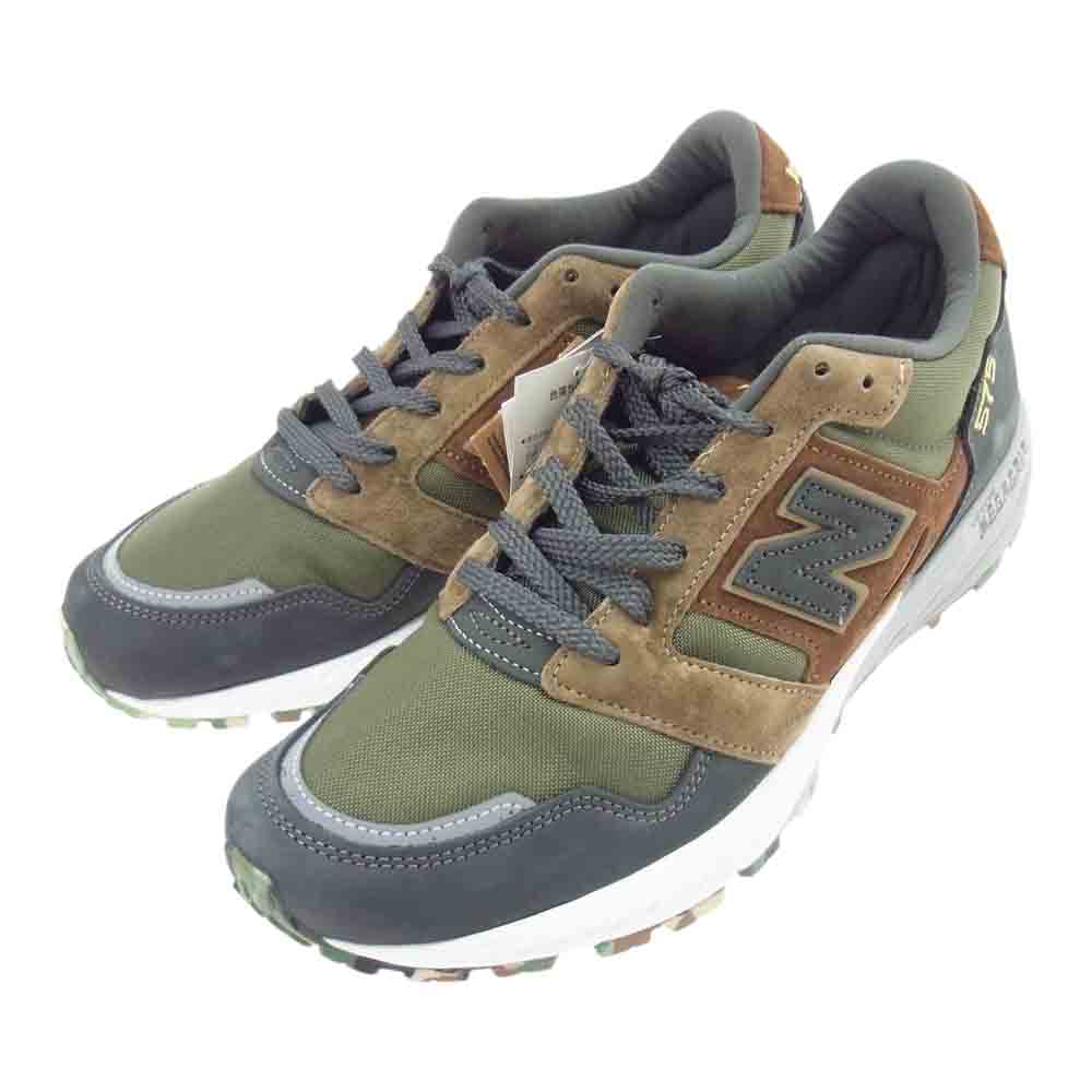NEW BALANCE ニューバランス MTL575SO イングランド製 ローカット スニーカー ブラウン系 モスグリーン系 US9.5【新古品】【未使用】【中古】