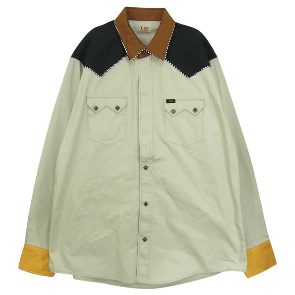 TOGA トーガ 19AW TP92-FJ503 Lee リー Western shirt ウエスタンシャツ マルチカラー系 L【美品】【中古】