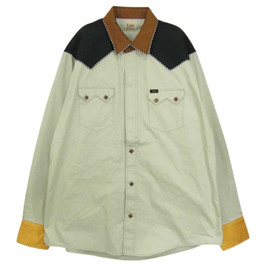TOGA トーガ 19AW TP92-FJ503 Lee リー Western shirt ウエスタンシャツ マルチカラー系 L【美品】【中古】